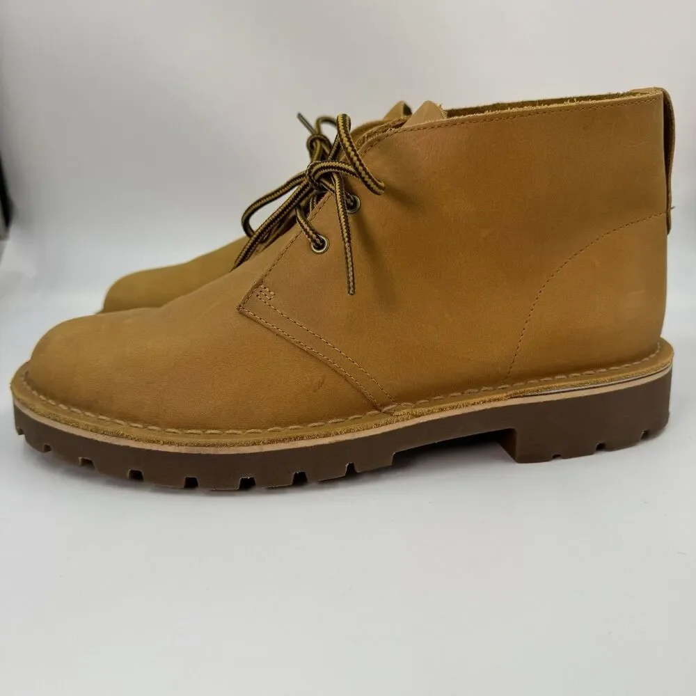 Clarks Overdale Mid 261687237085 Mens Brown Nubuck Lace Up Chukkas Boots 9.5M